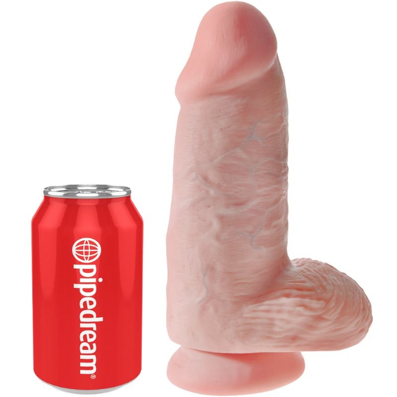 KING COCK - REALISTIČEN PENIS DEBELUŠEN 23 CM
