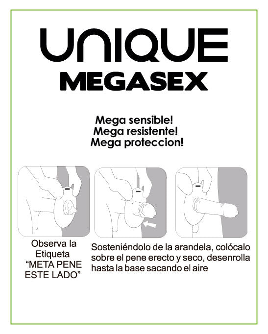 Kondomi Uniq Megasex Latex Free Sensitive, 3 kos