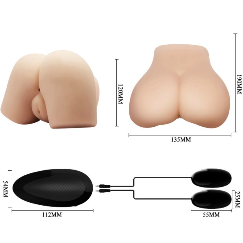 NORI BIK - REALISTIČNA VAGINA IN ANUS Z VIBRACIJO POLOŽAJ 4