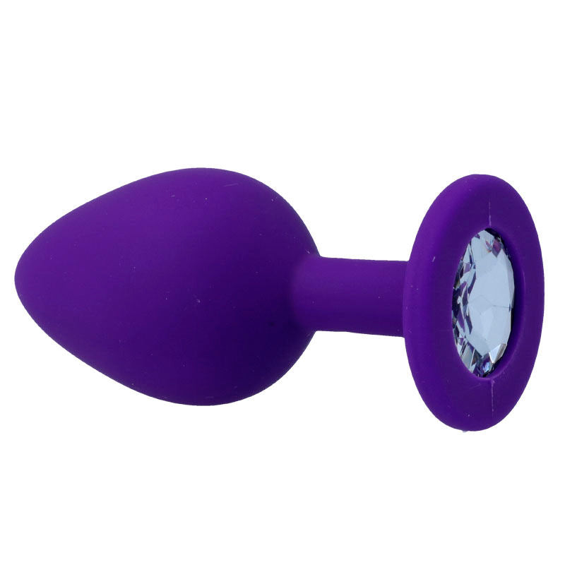 Analni čep Intense - Shelki M, vijolična