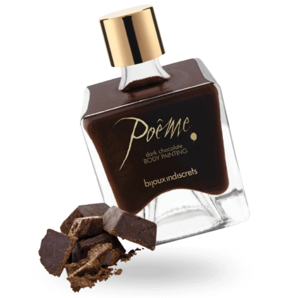 Jedilna barva za telo Bijoux - Poeme Black Chocolate, 50 g