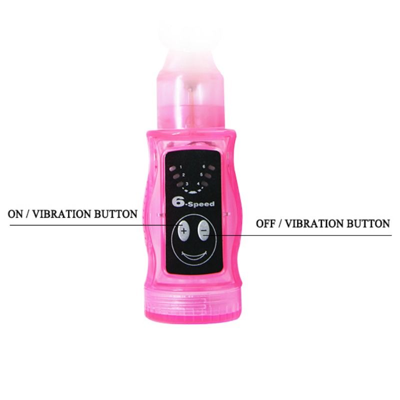 Vibracijske analne kroglice Baile - Distortion, roza