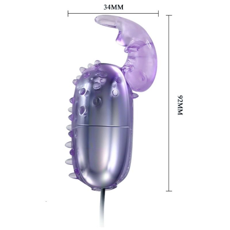 BAILE - SUPER VIBRATOR VIBRIRAJOČE JAJCE S STIMULATORJEM