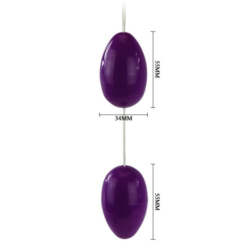 Analne kroglice Baile - Twins Balls, lila