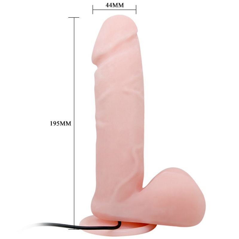 BAILE - OLIVER REALISTIČNI DILDO Z VIBRACIJO