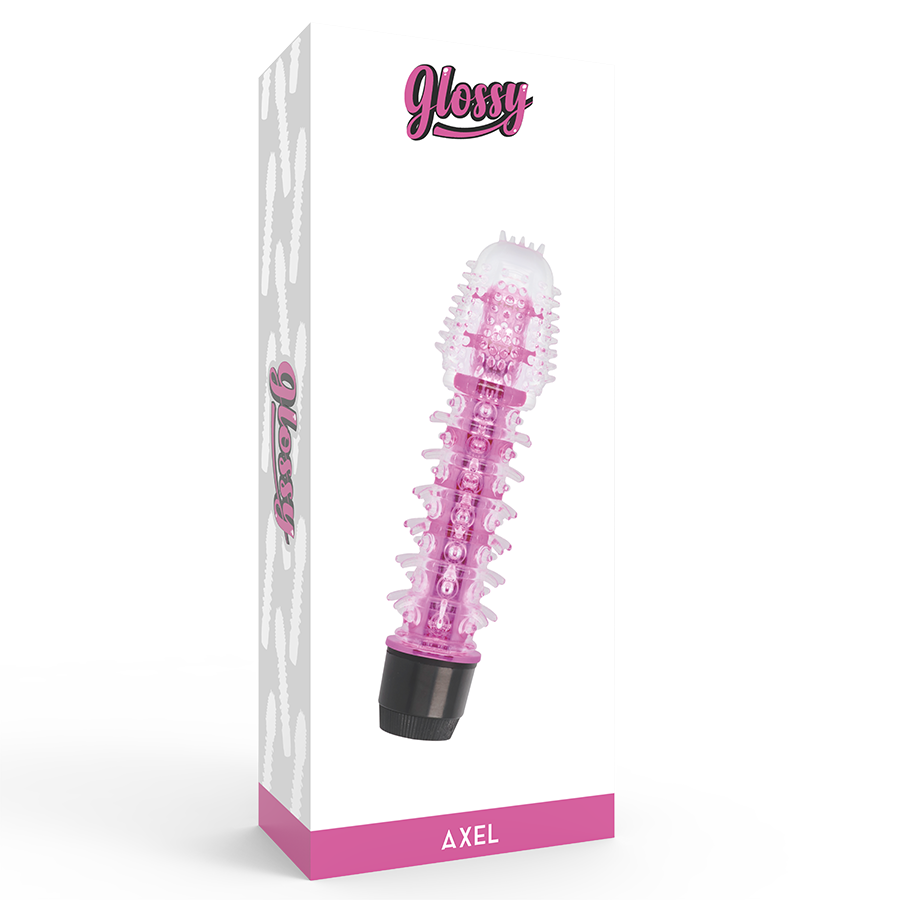 GLOSSY - AXEL VIBRATOR ROZA