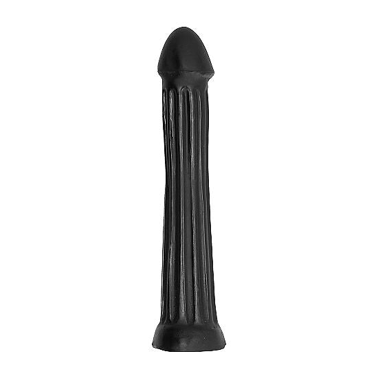 Analni dildo All Black - Plug Dildo, 31 cm