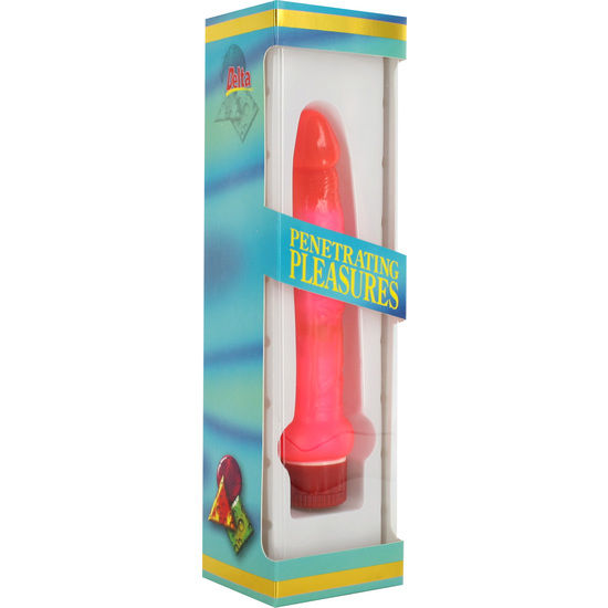 SEVEN CREATIONS - ŽELATINASTO TANEK ROZA ANALNI VIBRATOR