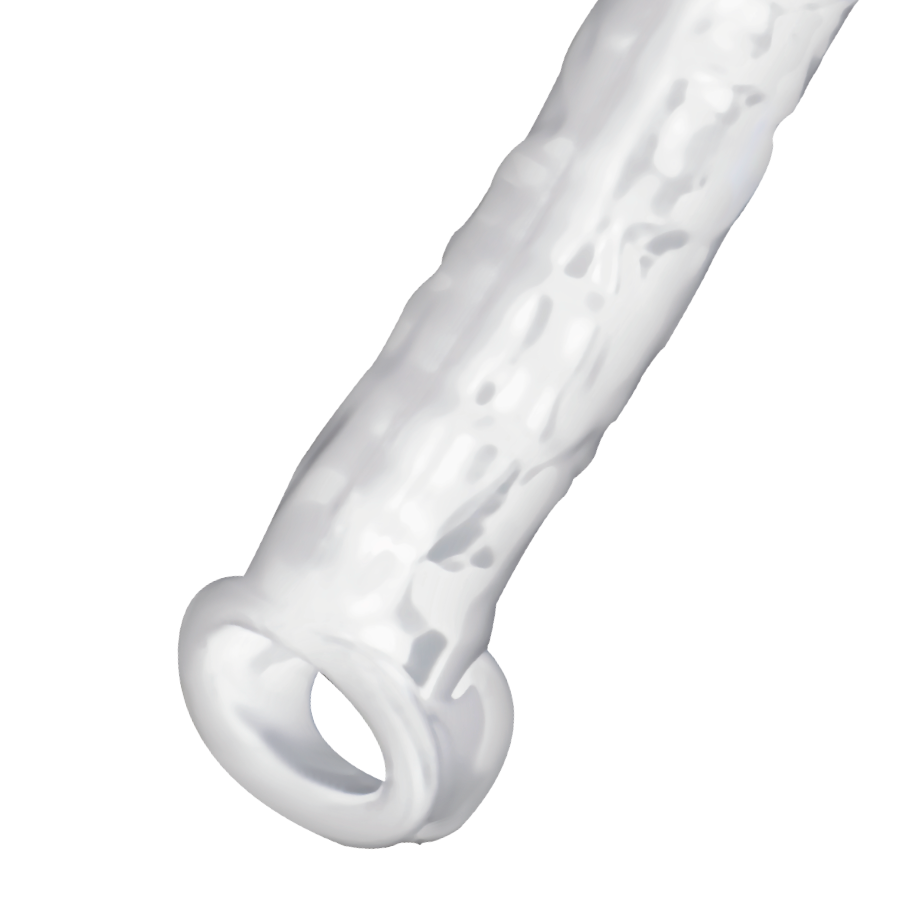 Podaljšek za penis Addicted Toys - Dong Extension, prozorna