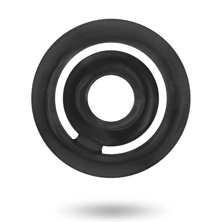 Obroček za penis Addicted Toys - Potenz C-Ring, črna