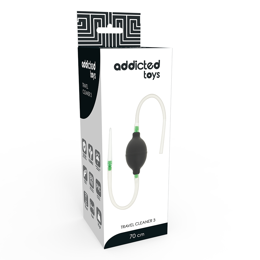 Analni tuš Addicted Toys Black Enema Set