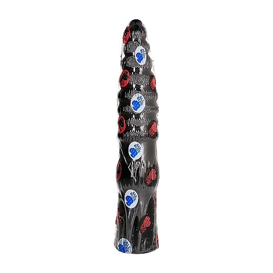 Analni dildo All Black - Anal, 33 cm