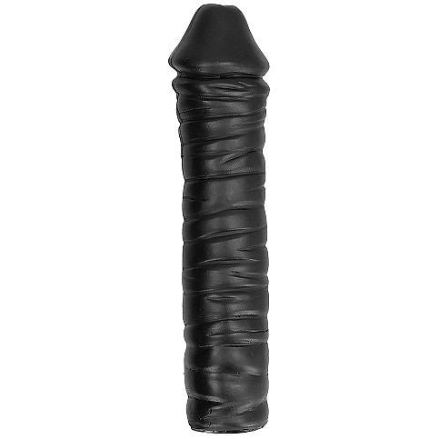 Analni dildo All Black - Dong, 38 cm
