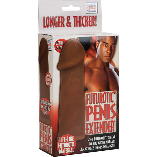 CALEXOTICS - FUTUROTIC PENIS PODALJŠEK RJAVA