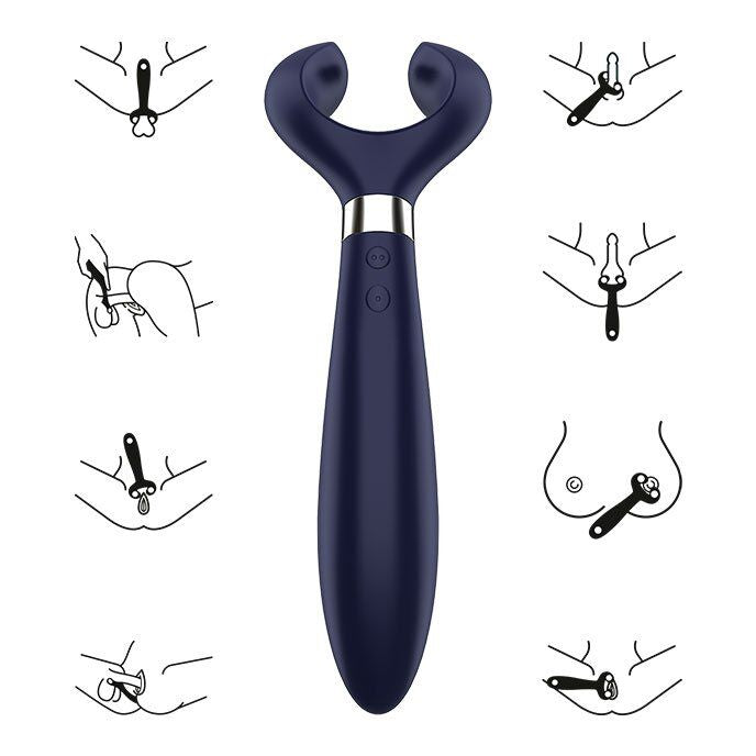 Vibrator za pare Satisfyer - Endless Fun 3, modra