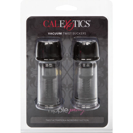 CALEXOTICS - VACCUM TWIST STIMULATING WAVES FOR NIPPLES BLACK