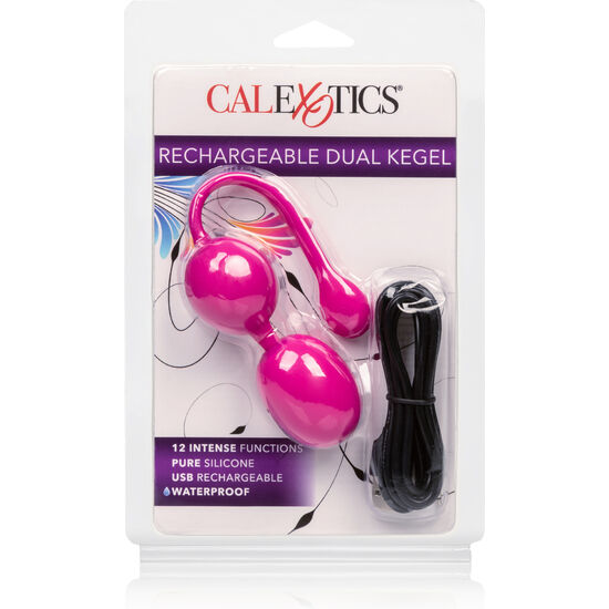 CALEXOTICS - POLNILNI DVOJNI KEGEL ROZA