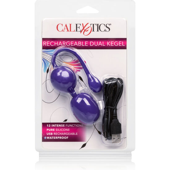 CALEXOTICS - AKUMULATORSKI DVOJNI KEGEL VIJOLIČNI