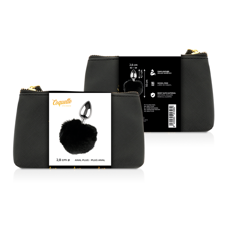 Analni čep Coquette Chic Desire Metal L, 2.8x4.1 cm