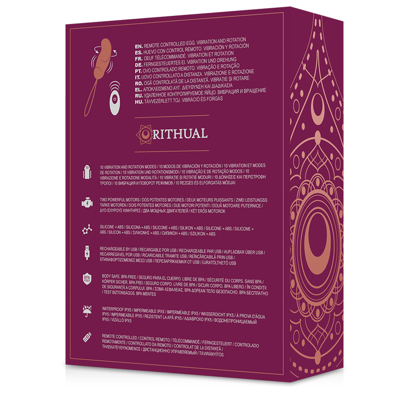 RITHUAL - ESHA EGG SISTEM DALJINSKEGA UPRAVLJANJA ROTACIJA + VIBRACIJA