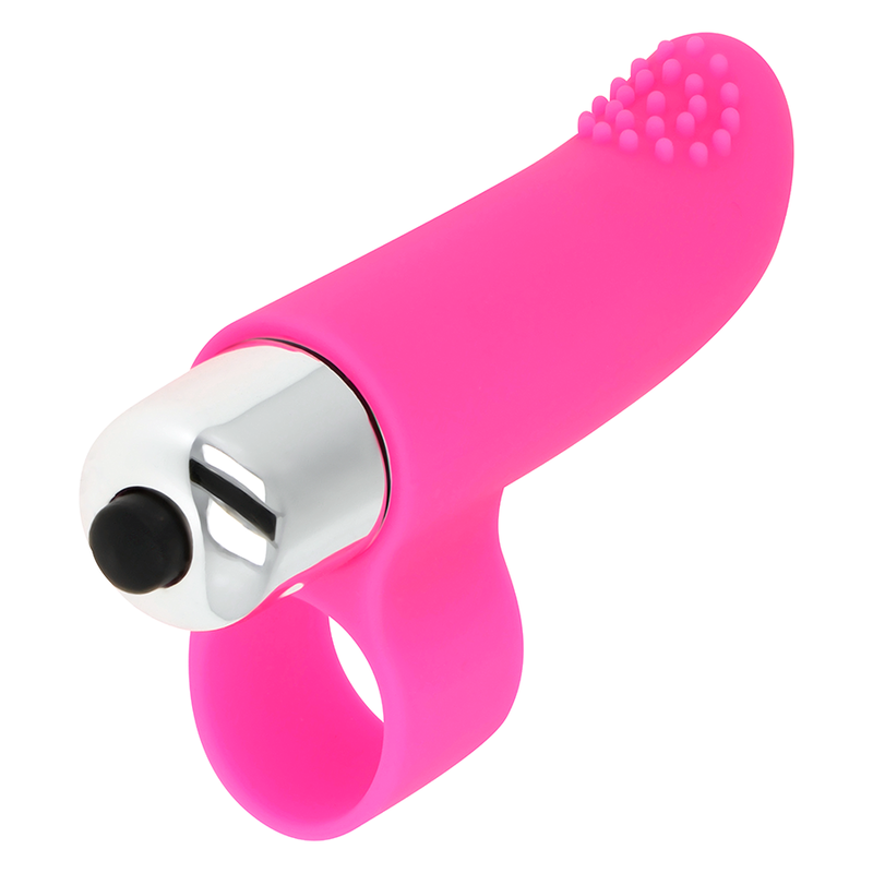 OHMAMA - TEKSTURIRAN VIBRACIJSKI NAPRSTNIK 8 CM
