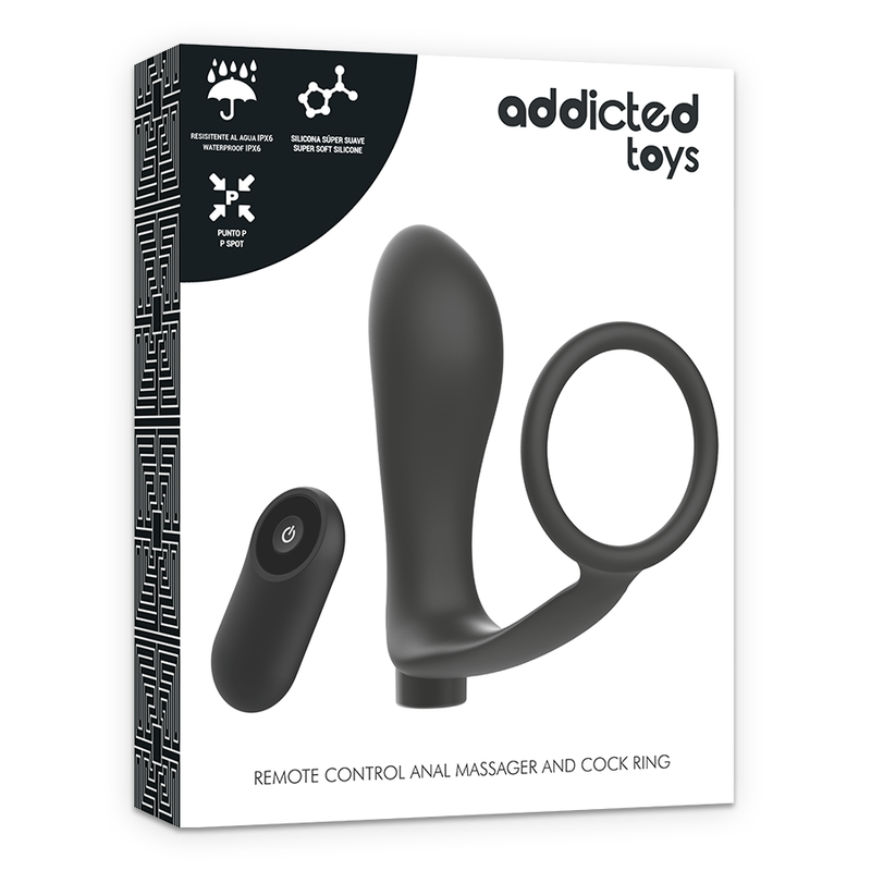 Analni čep z obročkom za penis Addicted Toys 1