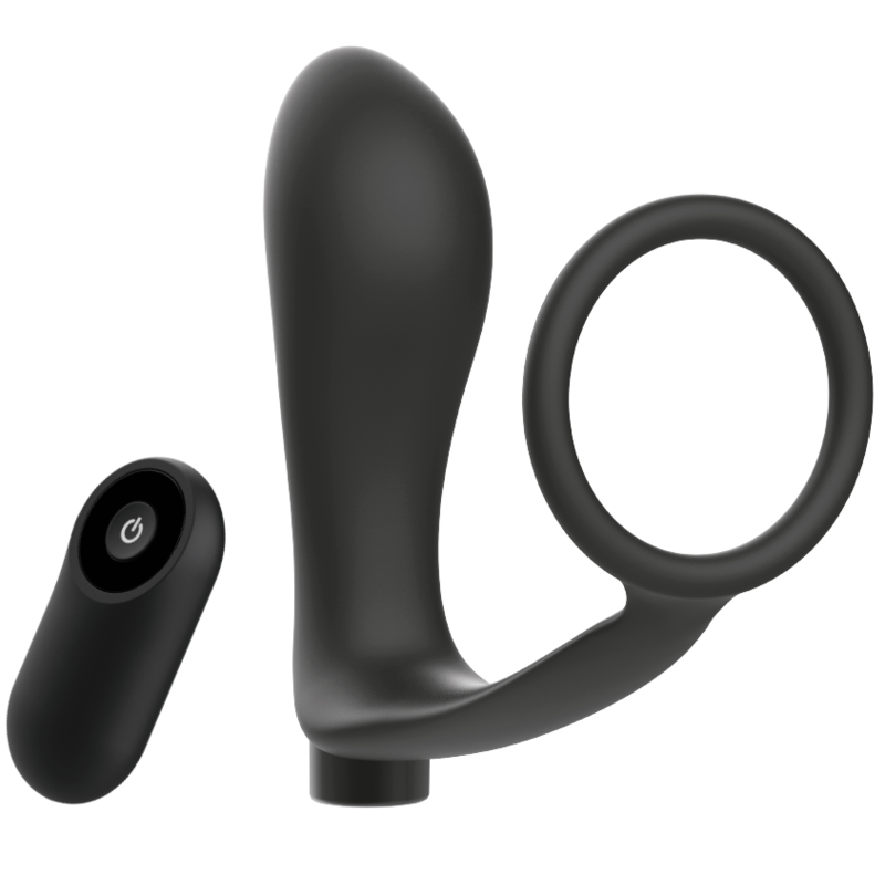 Analni čep z obročkom za penis Addicted Toys 1