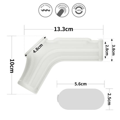 Penis and Testicles Sleeve with Vibration Ridge Knights