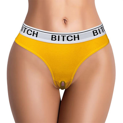 Open Panties with Vibrating Bullet and Remote Control Size M