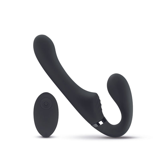 Vibracijski strap-on dildo No-Parts - Avery, 22 cm