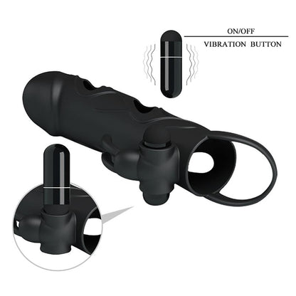 Penis Sleeve with Vibration 55