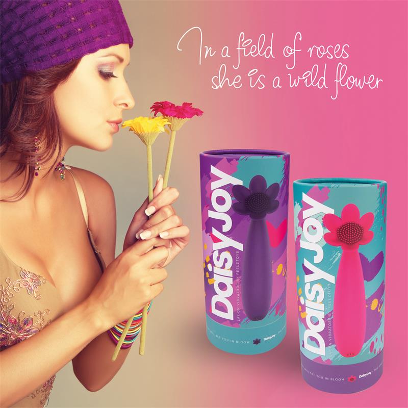 Daisy Joy Lay On Vibrator Pink