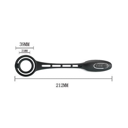 Butt Plug and Penis Ring with Vibration