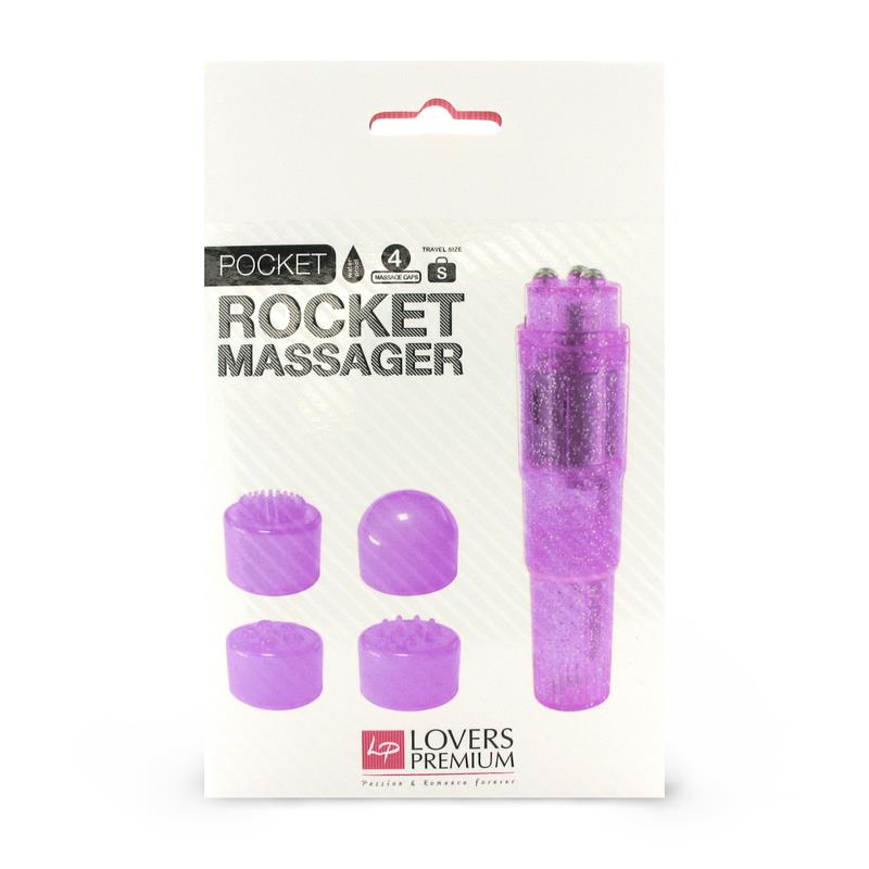 Loverspremium Pocket Rocket Massager Purple
