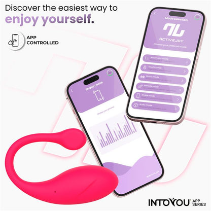Bulby Vibrating Egg with App Dark Pink