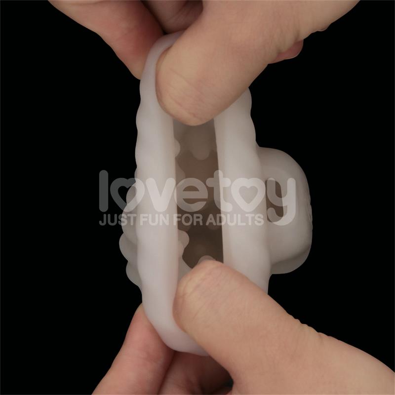 Knights Ring Vibrating Dual Purpose Sleeve