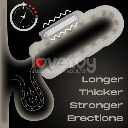 Knights Ring Vibrating Dual Purpose Sleeve