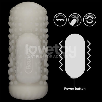 Knights Ring Vibrating Dual Purpose Sleeve Drip