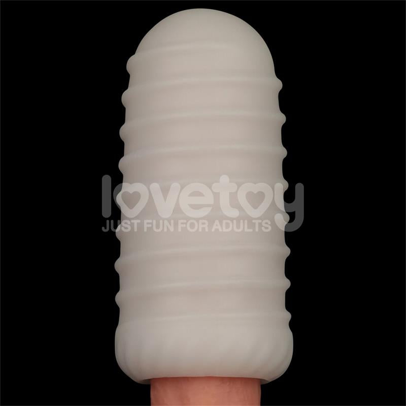 Knights Ring Vibrating Dual Purpose Sleeve Wavy