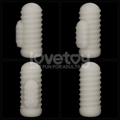 Knights Ring Vibrating Dual Purpose Sleeve Wavy