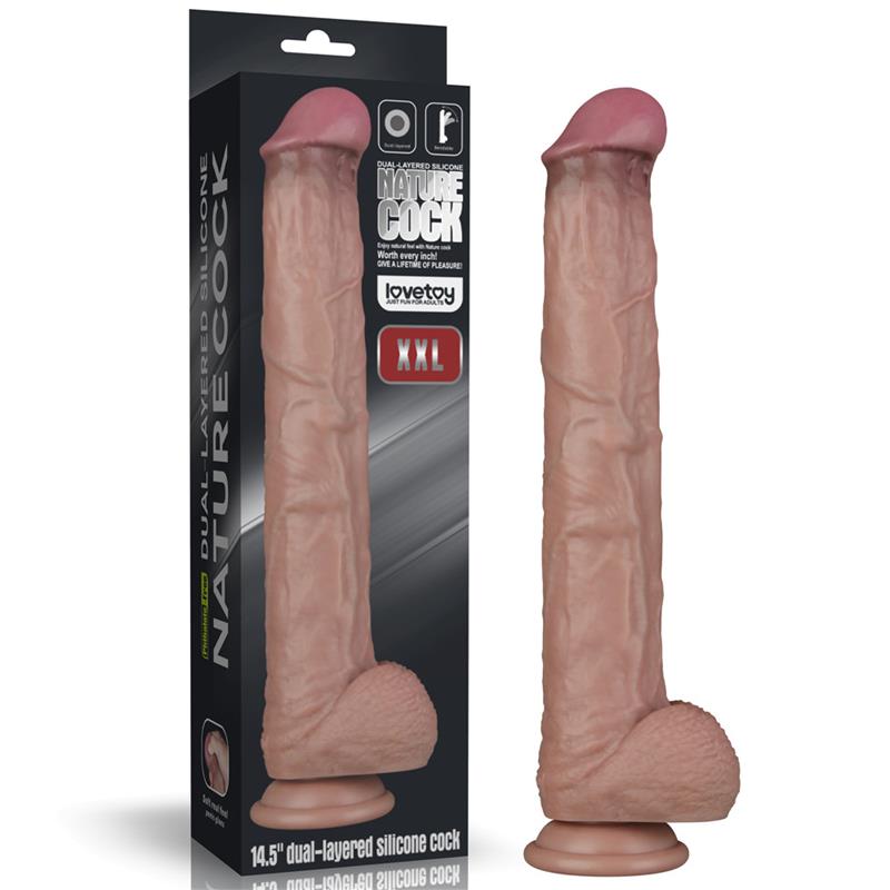 Dual Layered Bendable Dildo XXL 145