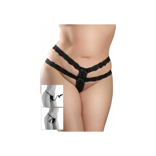 Panty with Butt Plug One Size S L