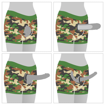 Camo Strapon Shorts 33 37