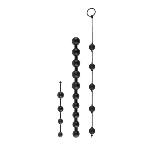 Anal Fantasy Collection Beginners Bead Kit Colour Black