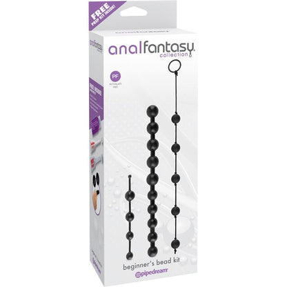 Anal Fantasy Collection Beginners Bead Kit Colour Black