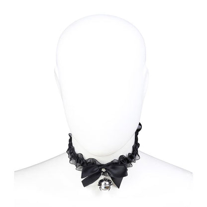 Collar with Bow Bell and Lace