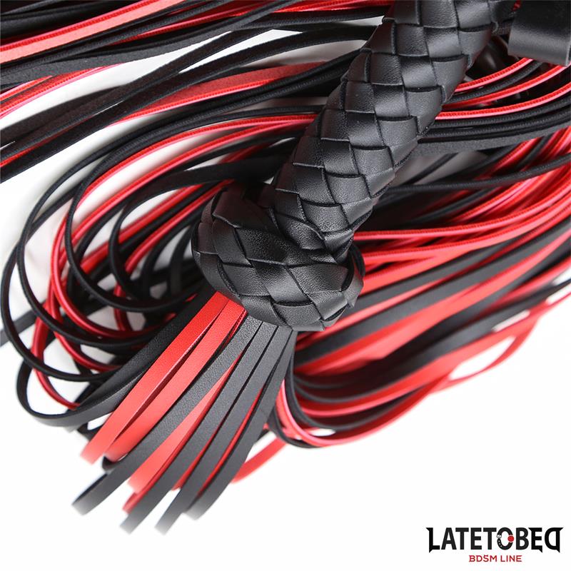 Red Black Flogger 65 cm