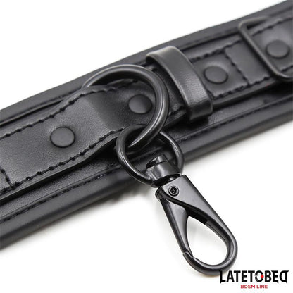 Handcuffs Adjustable Neoprene Black