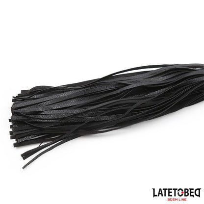 Textured Handle Flogger Black 485cm
