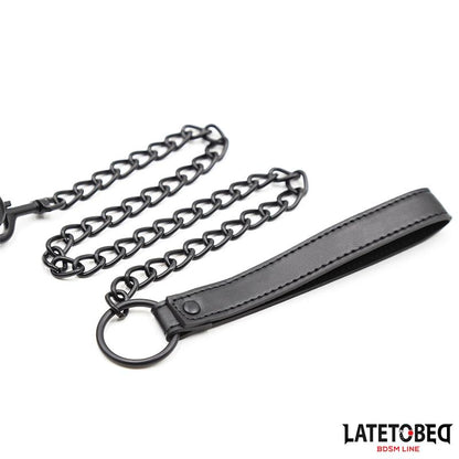 Neoprene Bondage Collar and Leash